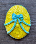 Egg With Bow Silicone Cookie Mold - On Sale