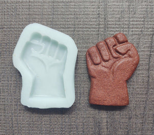 Fist Protest Give Back Silicone Cookie Mold