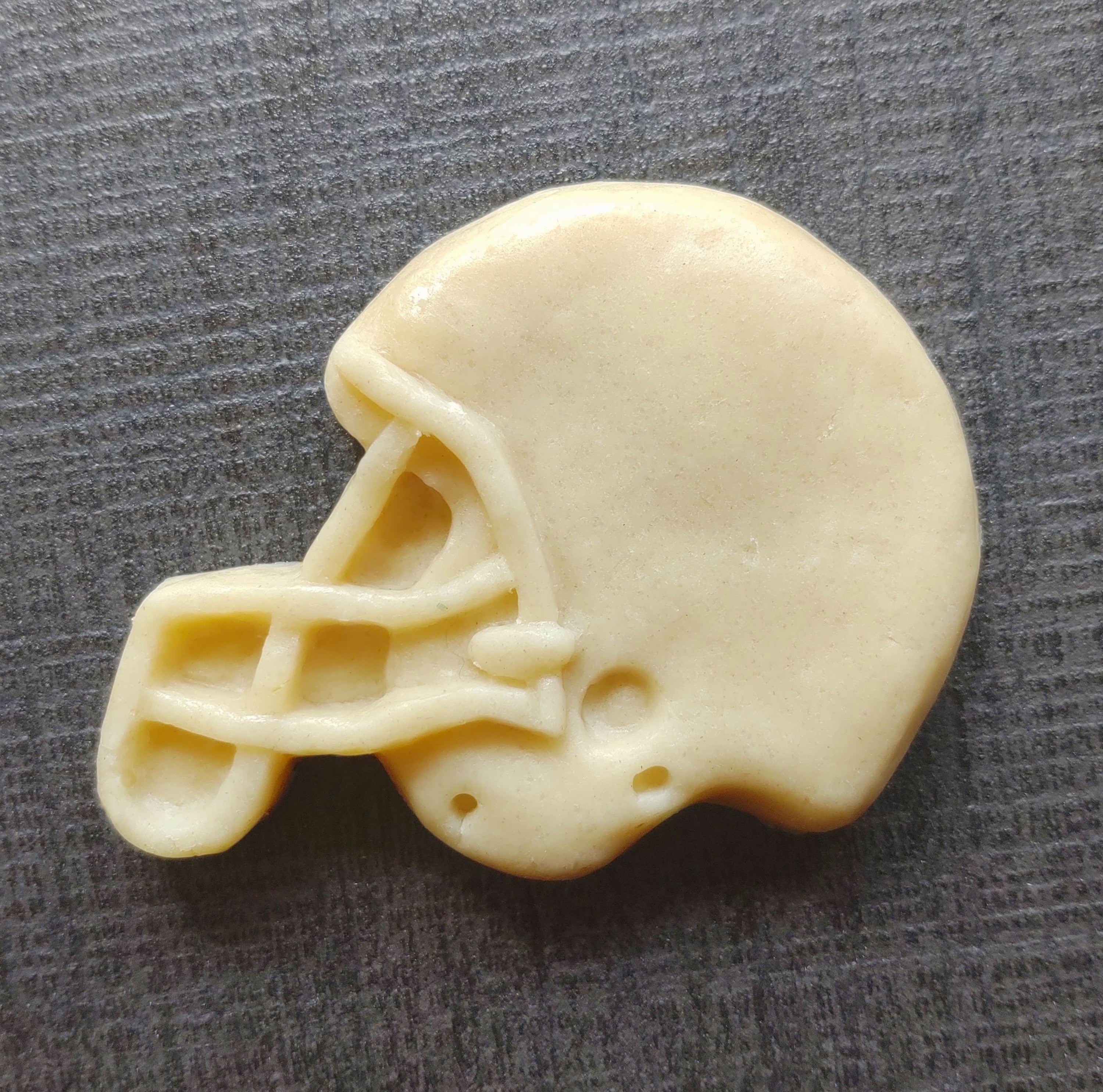 Single Football Helmet Silicone Cookie Mold