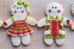 Gingerbread Girl & Boy Silicone Cookie Mold Set - SAVE $5