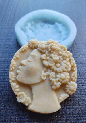 Goddess/Beautiful Woman Silicone Cookie Mold