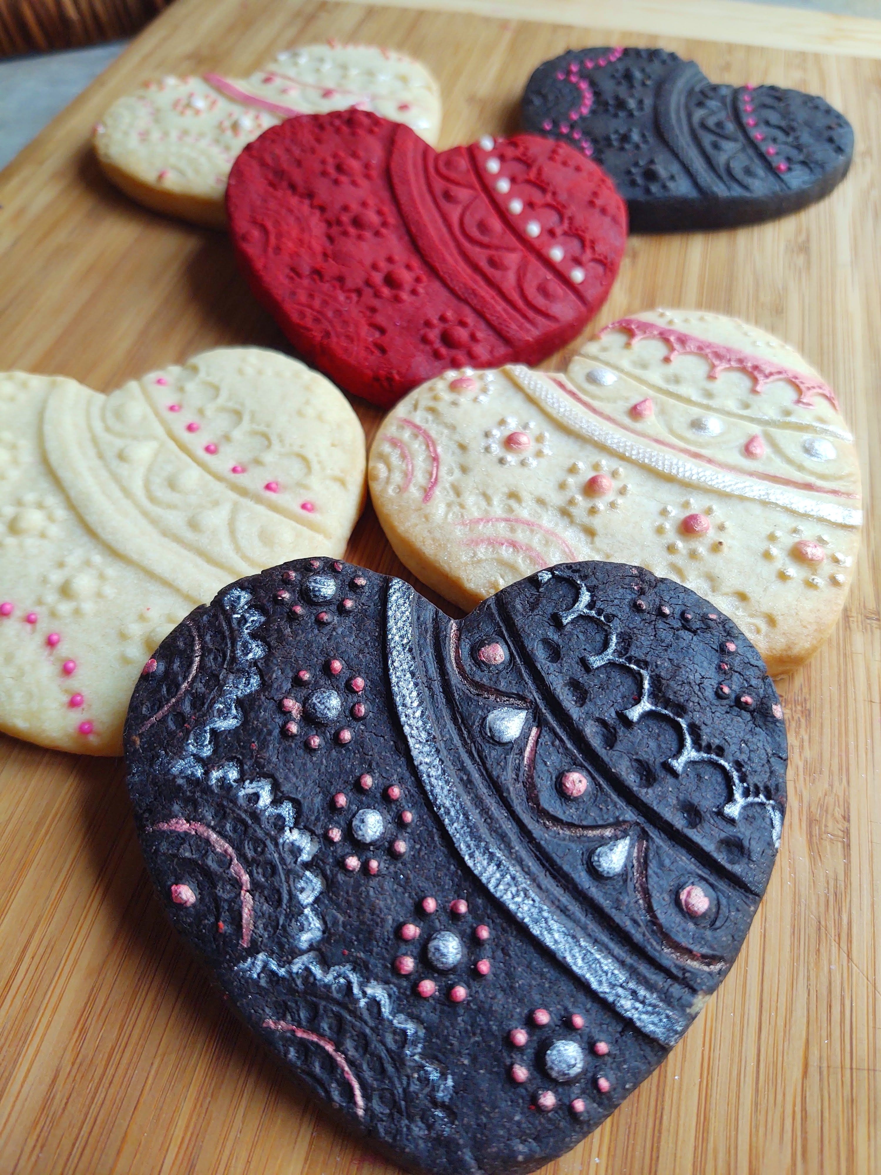 Heart Mandala Silicone Cookie Mold – Artesão Cookie Molds