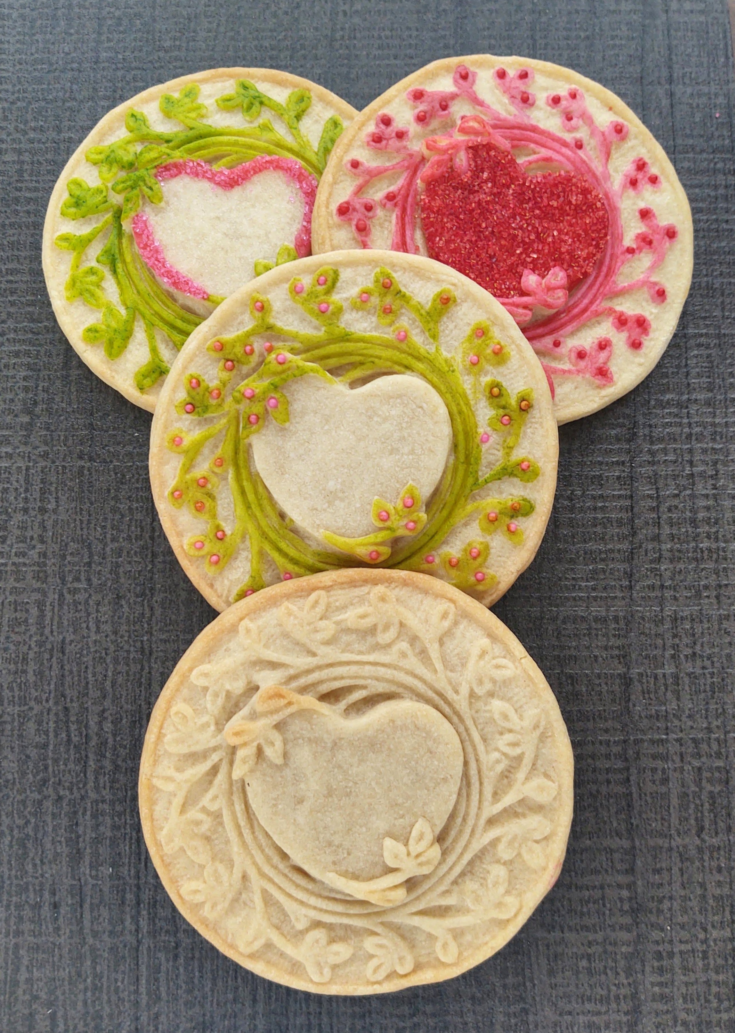 Heart Vine Silicone Cookie Mold