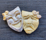 Comedy Tragedy Masks Give-Back Silicone Cookie Mold