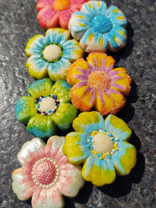 Mini Flower Silicone Cookie Mold – Artesão Cookie Molds