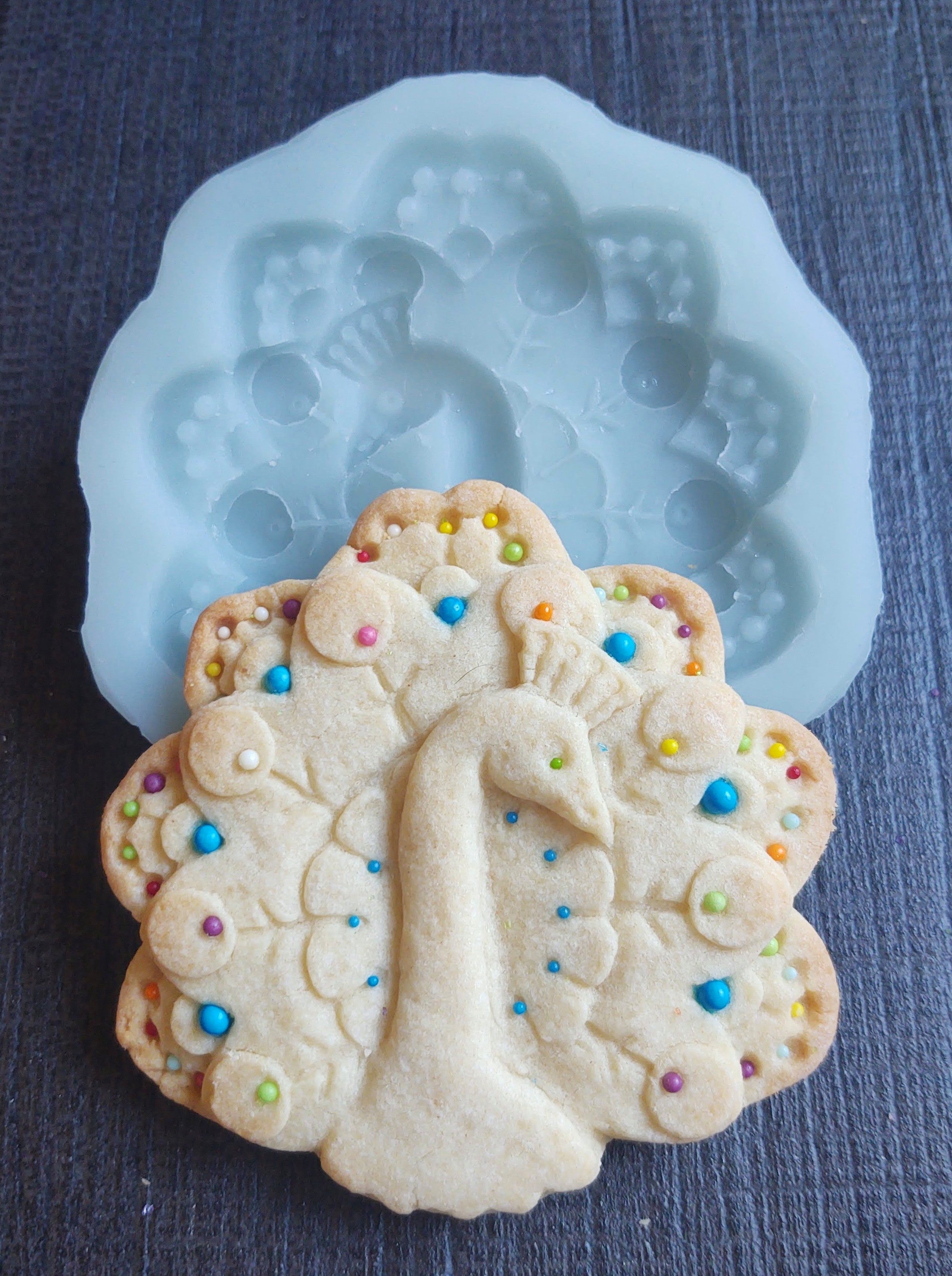 Peacock Silicone Cookie mold