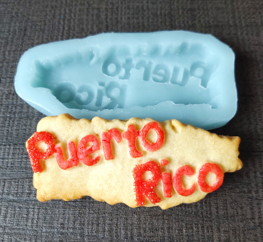 Puerto Rico Give Back Silicone Cookie Mold