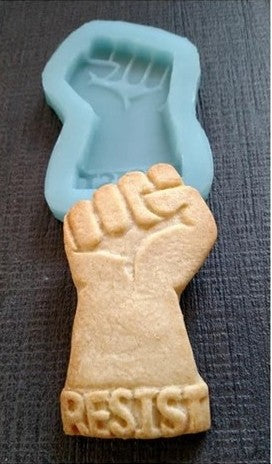 Resist Fist Silicone Cookie Mold