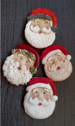 Santa Face Silicone Cookie Mold