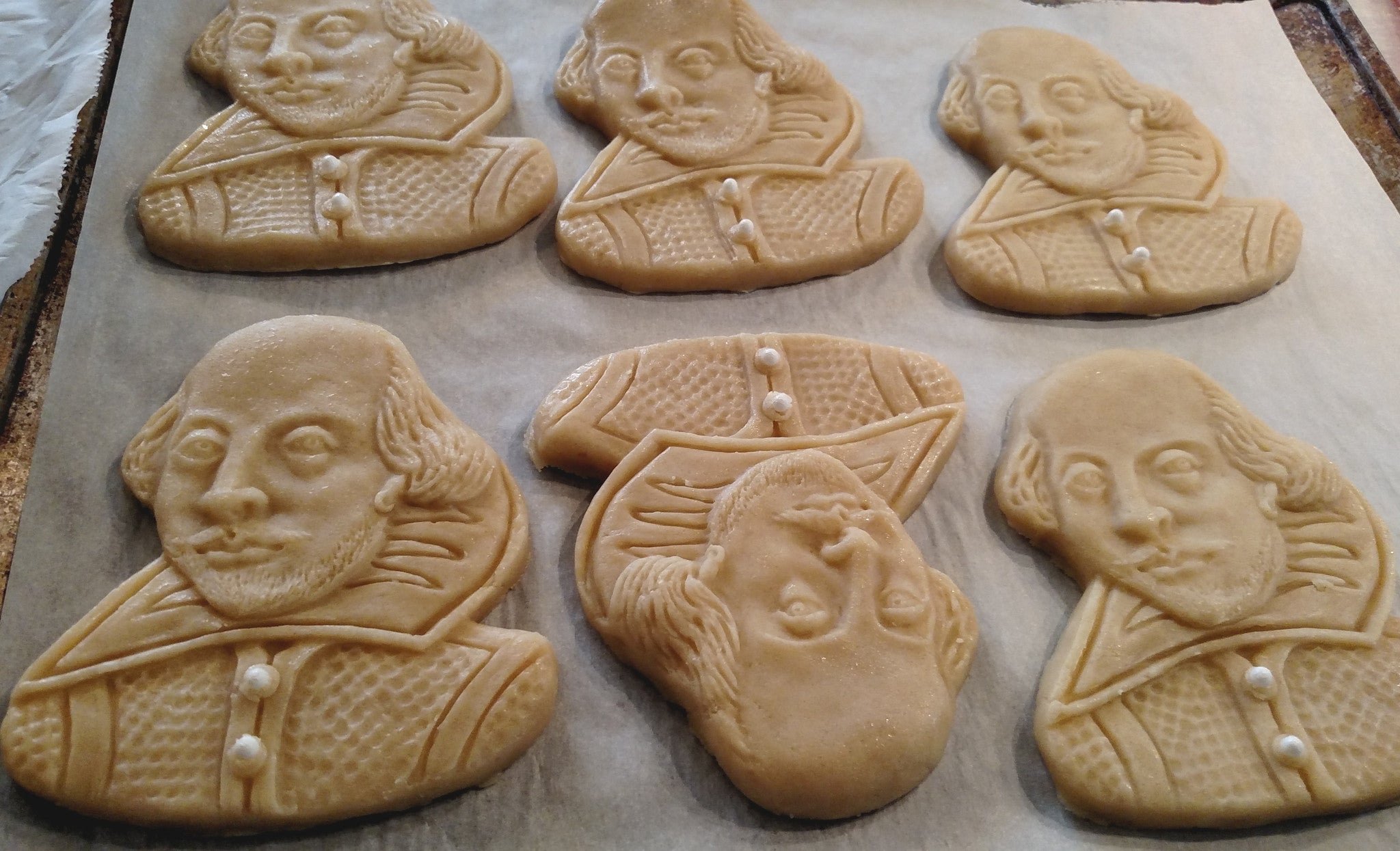 Shakespeare Cookie Mold - Artesão Unique & Custom Cookie Molds