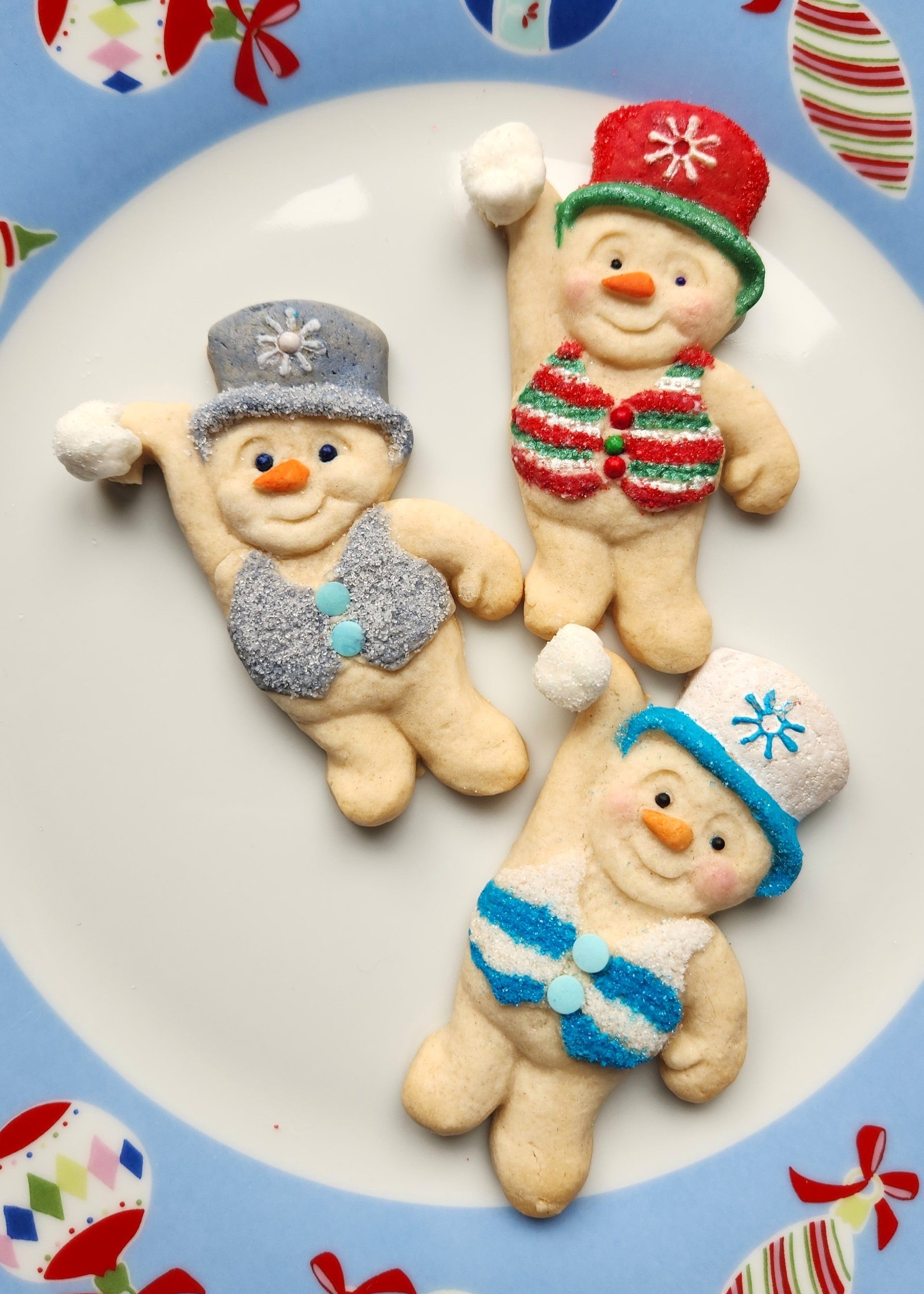Snowman Hangable Silicone Cookie Mold
