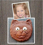 Sophia's Kitty Cat (St. Baldrick's) Give Back Silicone Cookie Mold