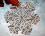 Snowflake Medium Cookie Mold - Artesão Unique & Custom Cookie Molds