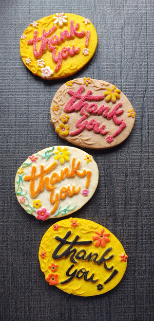 Thank You Silicone Cookie Mold