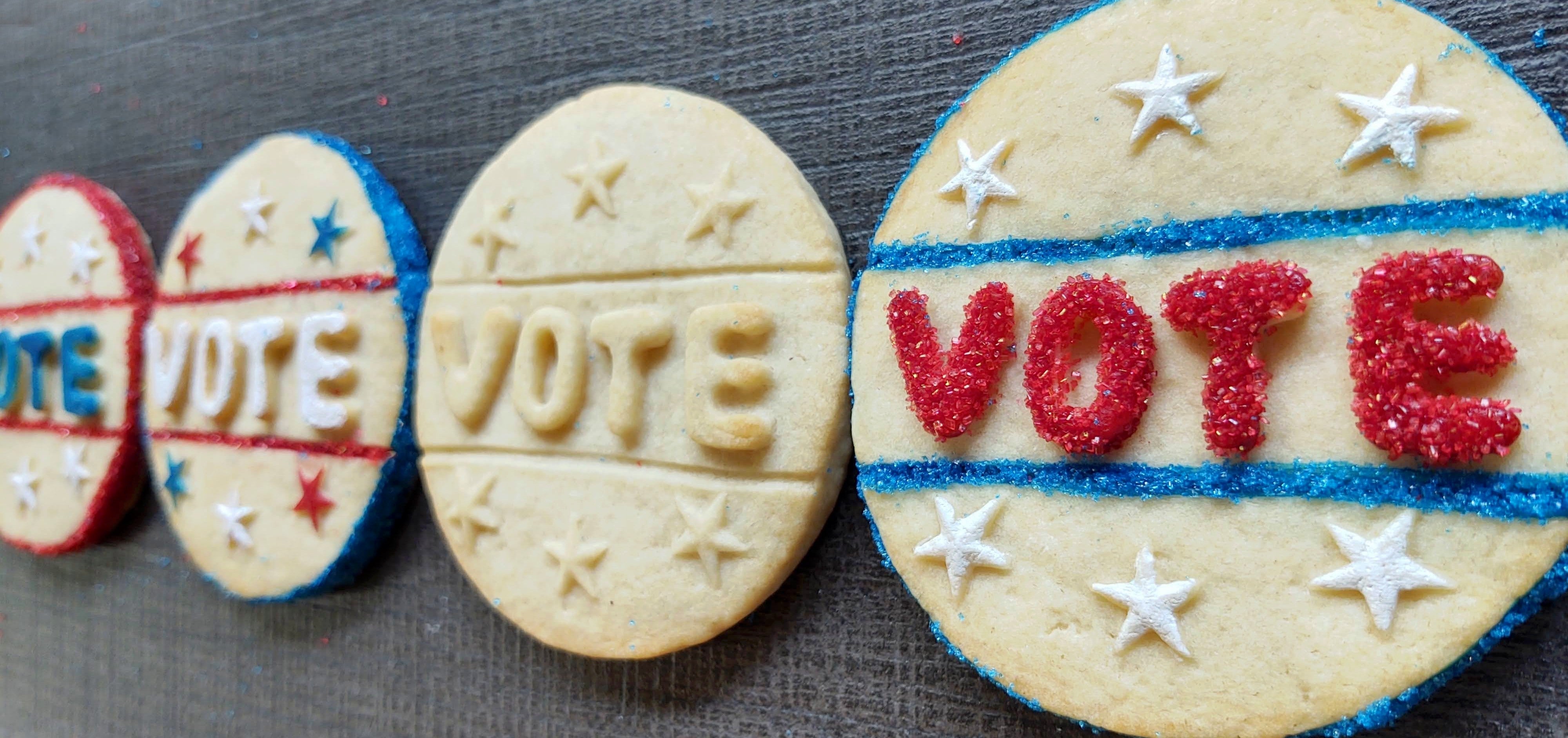 Vote Silicone Cookie Mold